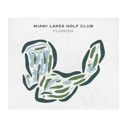 Miami Lakes Golf Club, Florida - Printed Golf Courses