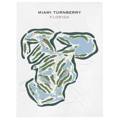 Miami Turnberry , Florida - Printed Golf Courses