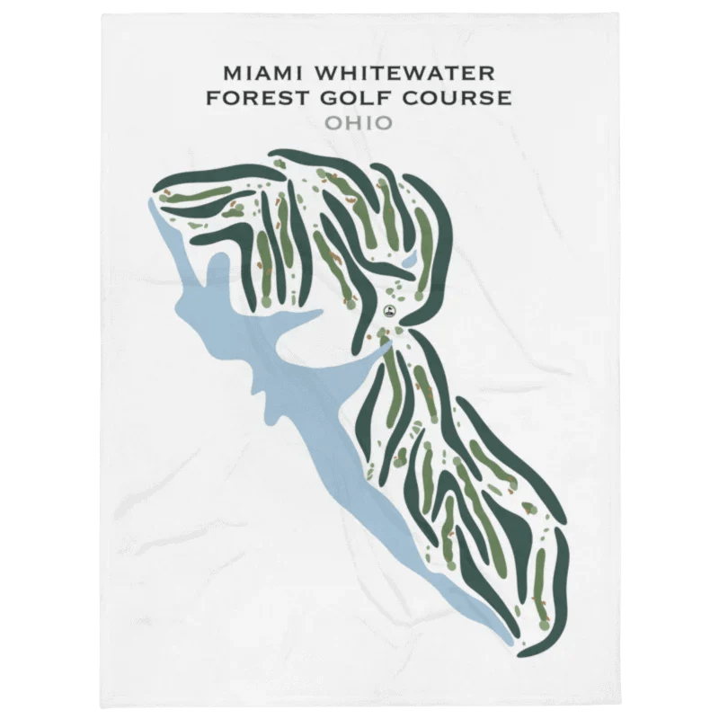 Miami Whitewater Forest Golf Course, Ohio - Printed Golf Courses