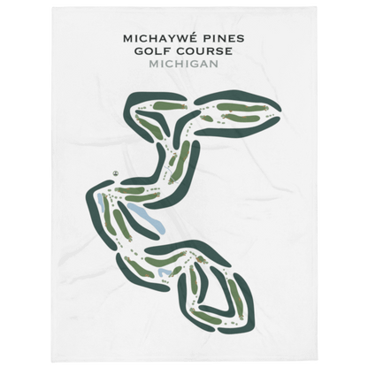 Michaywé Pines Golf Course, Michigan - Printed Golf Courses
