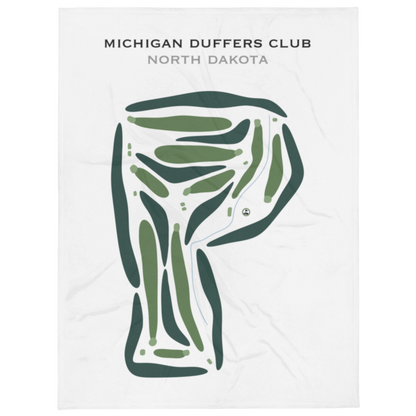 Michigan Duffers Club, North Dakota - Printed Golf Courses