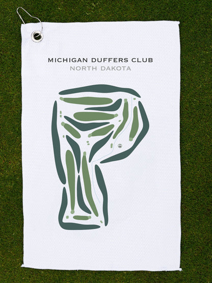 Michigan Duffers Club, North Dakota - Printed Golf Courses