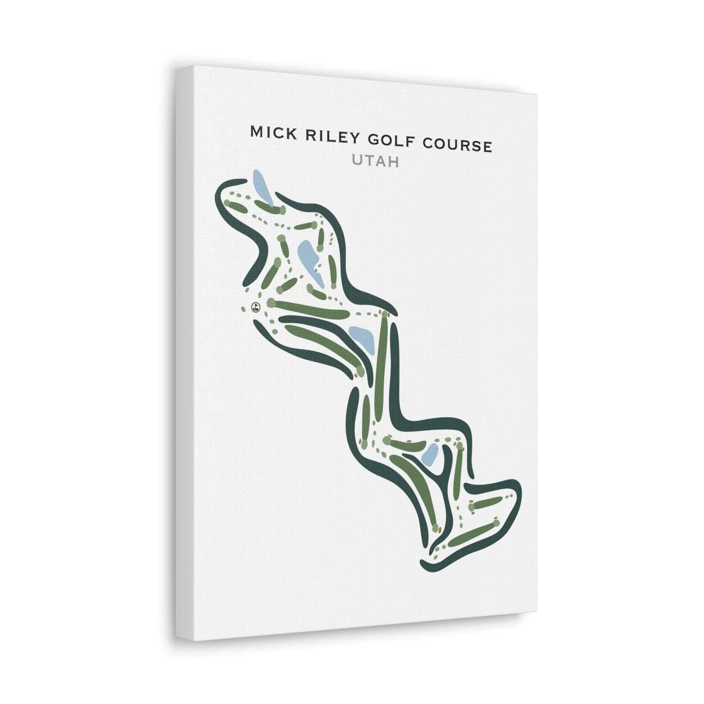 Mick Riley Golf Course, Utah - Printed Golf Courses