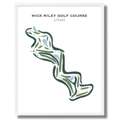 Mick Riley Golf Course, Utah - Printed Golf Courses