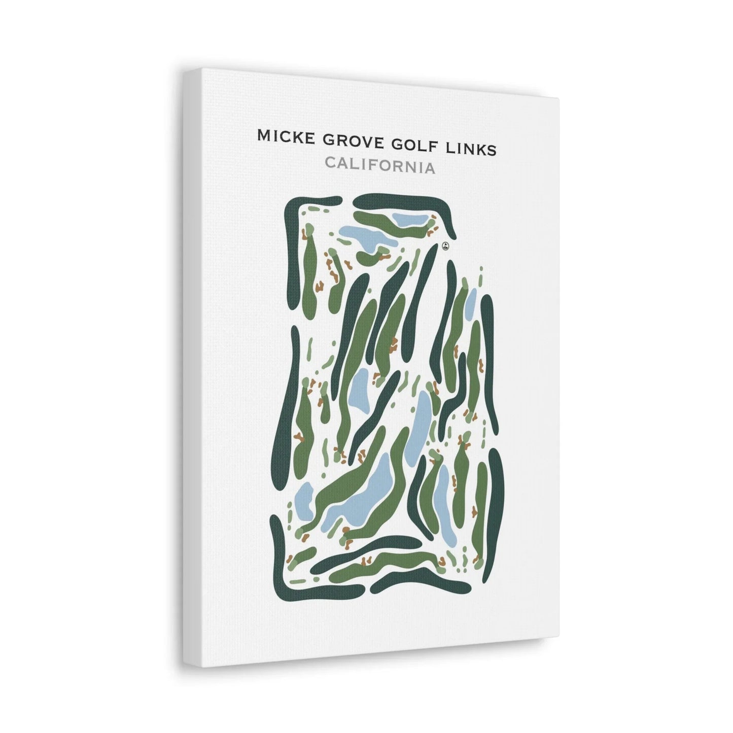 Micke Grove Golf Links, California - Printed Golf Course