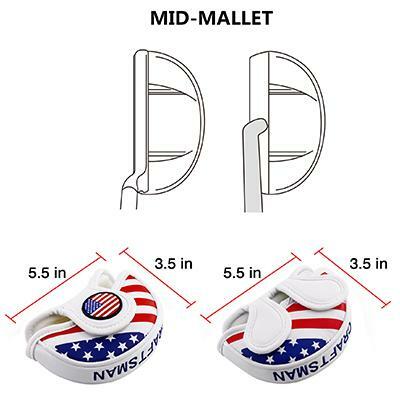 Bombs Away! Embroidered Putter Cover - Mid-Size Mallet by ReadyGOLF