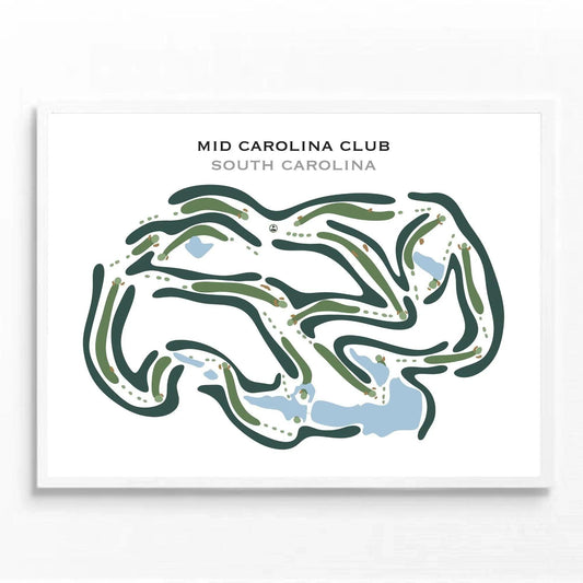 Mid Carolina Club, South Carolina - Printed Golf Courses
