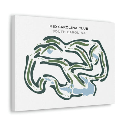 Mid Carolina Club, South Carolina - Printed Golf Courses