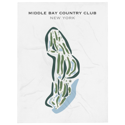 Middle Bay Country Club, New York - Printed Golf Courses
