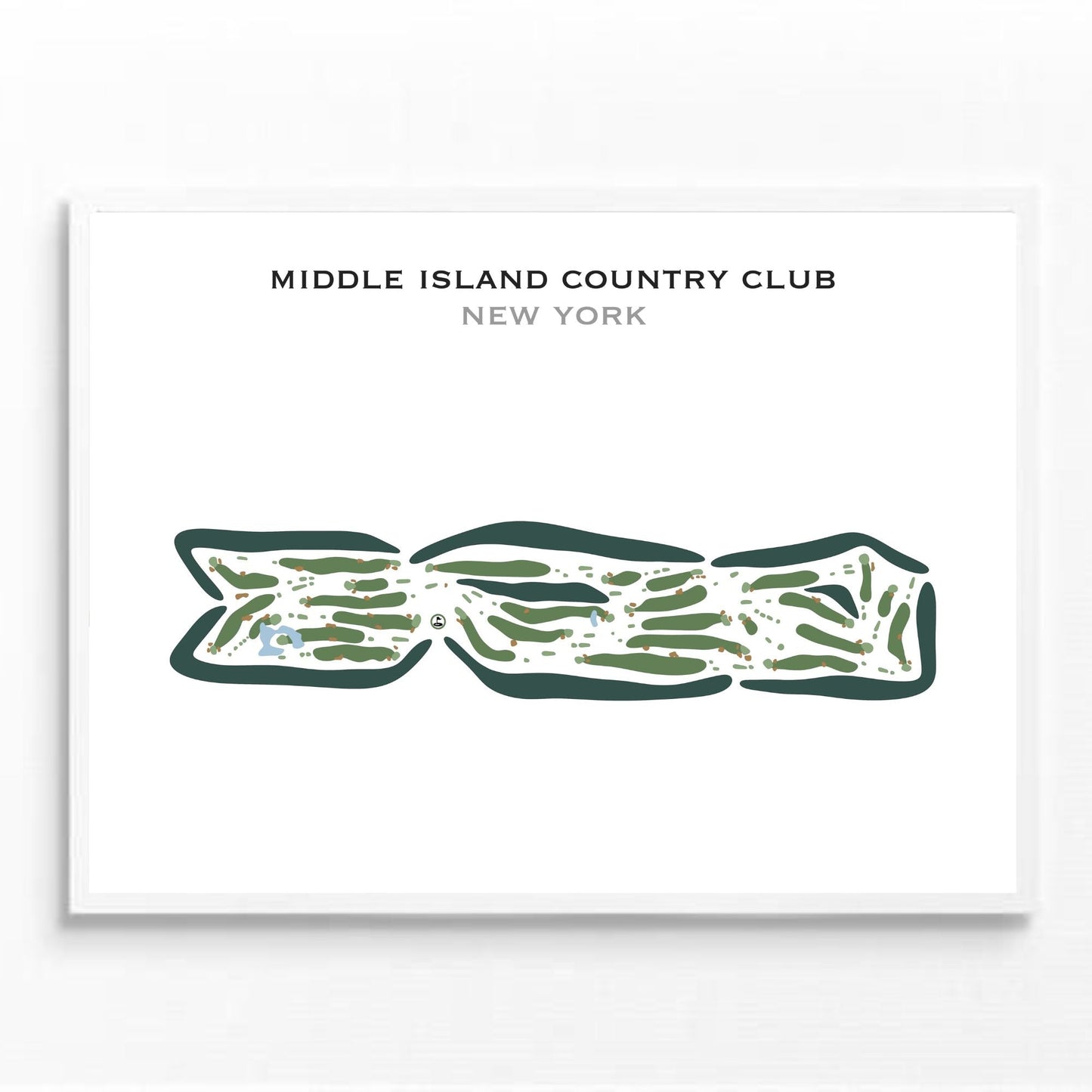 Middle Island Country Club, New York - Printed Golf Courses