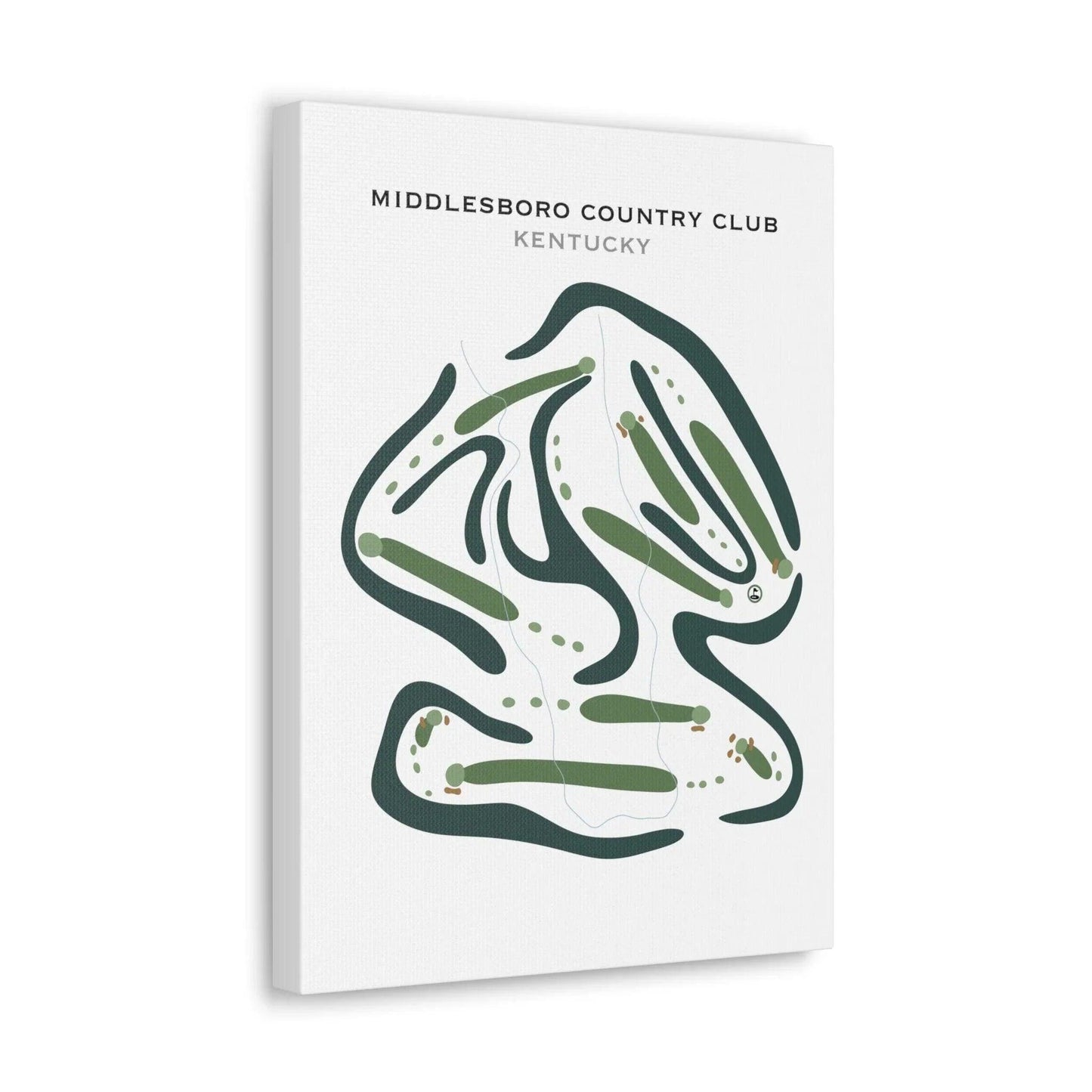 Middlesboro Country Club, Kentucky - Printed Golf Courses