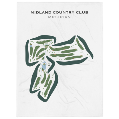 Midland Country Club, Michigan - Printed Golf Courses
