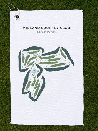 Midland Country Club, Michigan - Printed Golf Courses