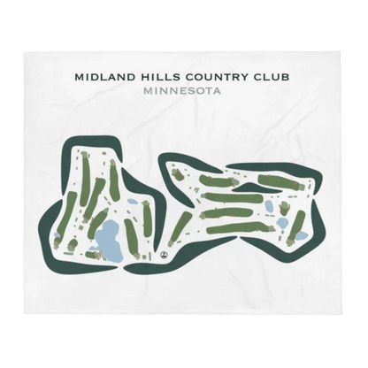 Midland Hills Country Club, Minnesota - Printed Golf Courses