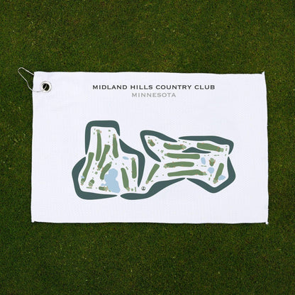 Midland Hills Country Club, Minnesota - Printed Golf Courses