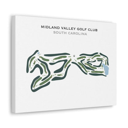 Midland Valley Golf Club, South Carolina - Printed Golf Course
