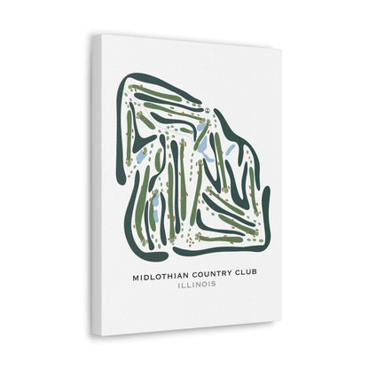 Midlothian Country Club, Illinois - Printed Golf Courses