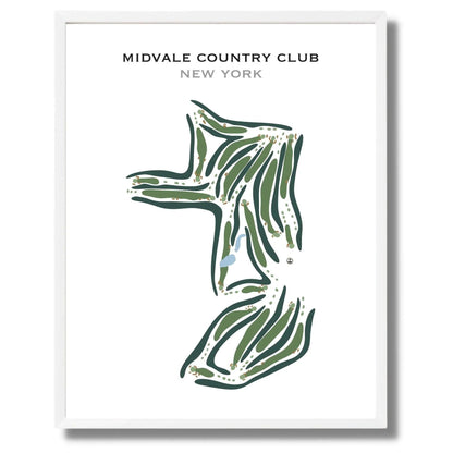Midvale Country Club, New York - Printed Golf Courses