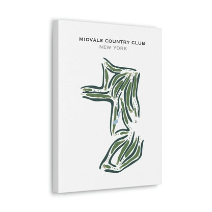 Midvale Country Club, New York - Printed Golf Courses