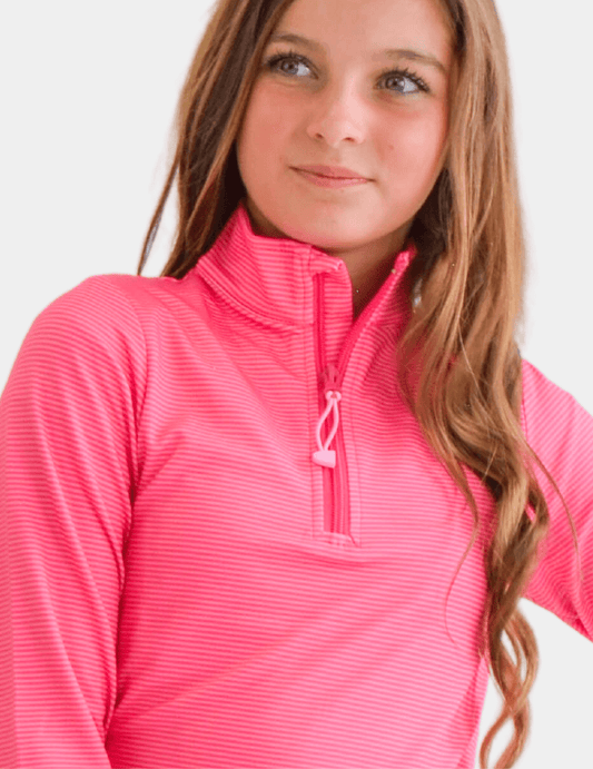 Mila Youth Girls' Quarter-zip Pullover