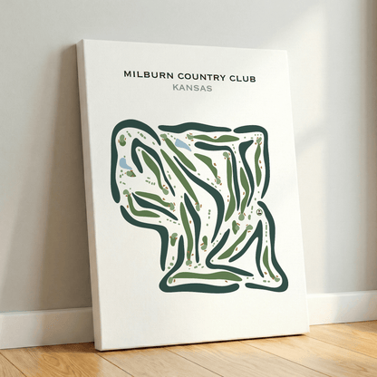 Milburn Country Club, Kansas - Printed Golf Courses
