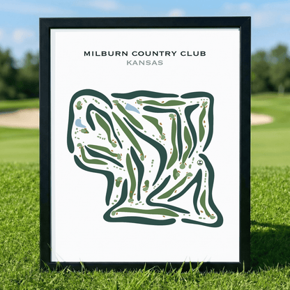 Milburn Country Club, Kansas - Printed Golf Courses