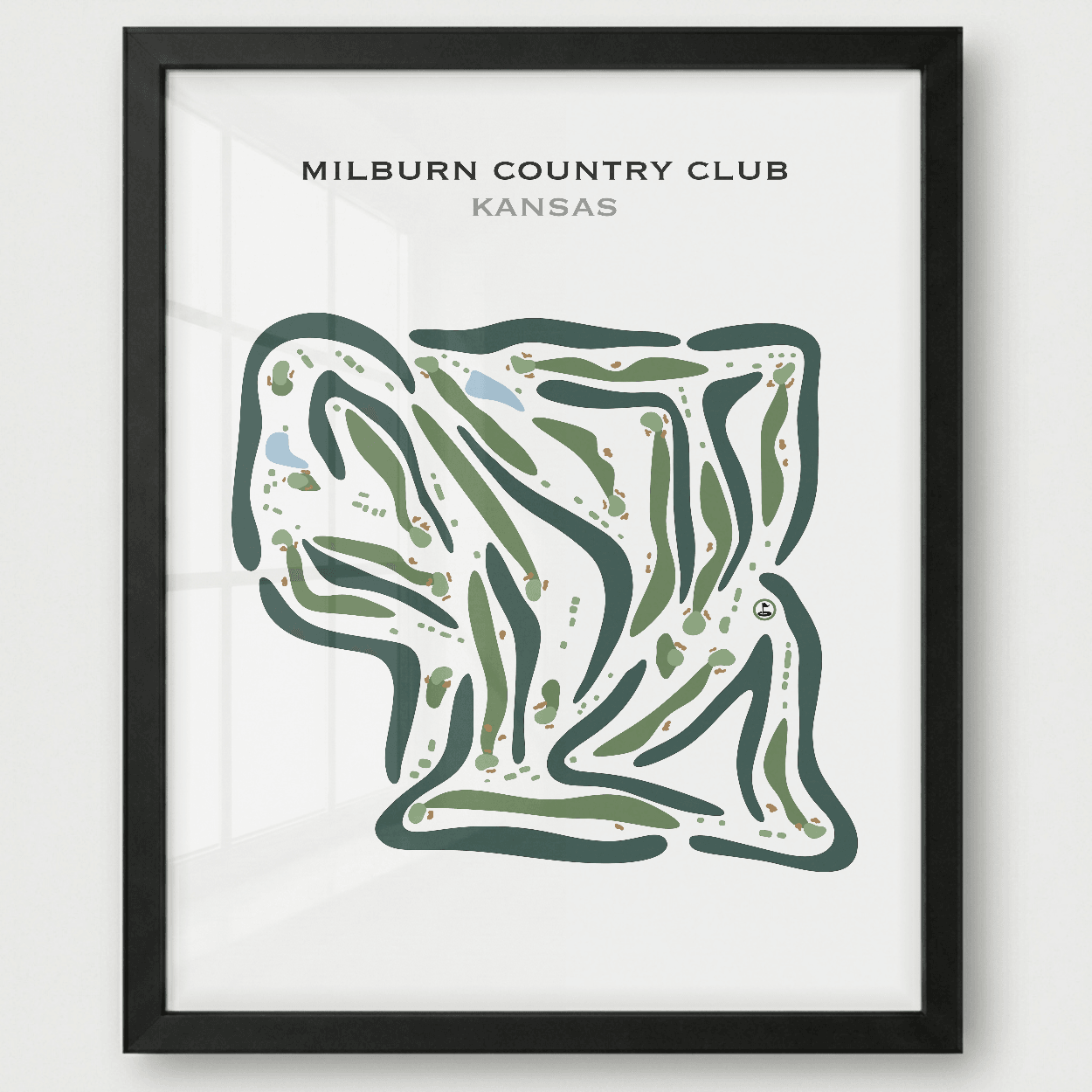 Milburn Country Club, Kansas - Printed Golf Courses