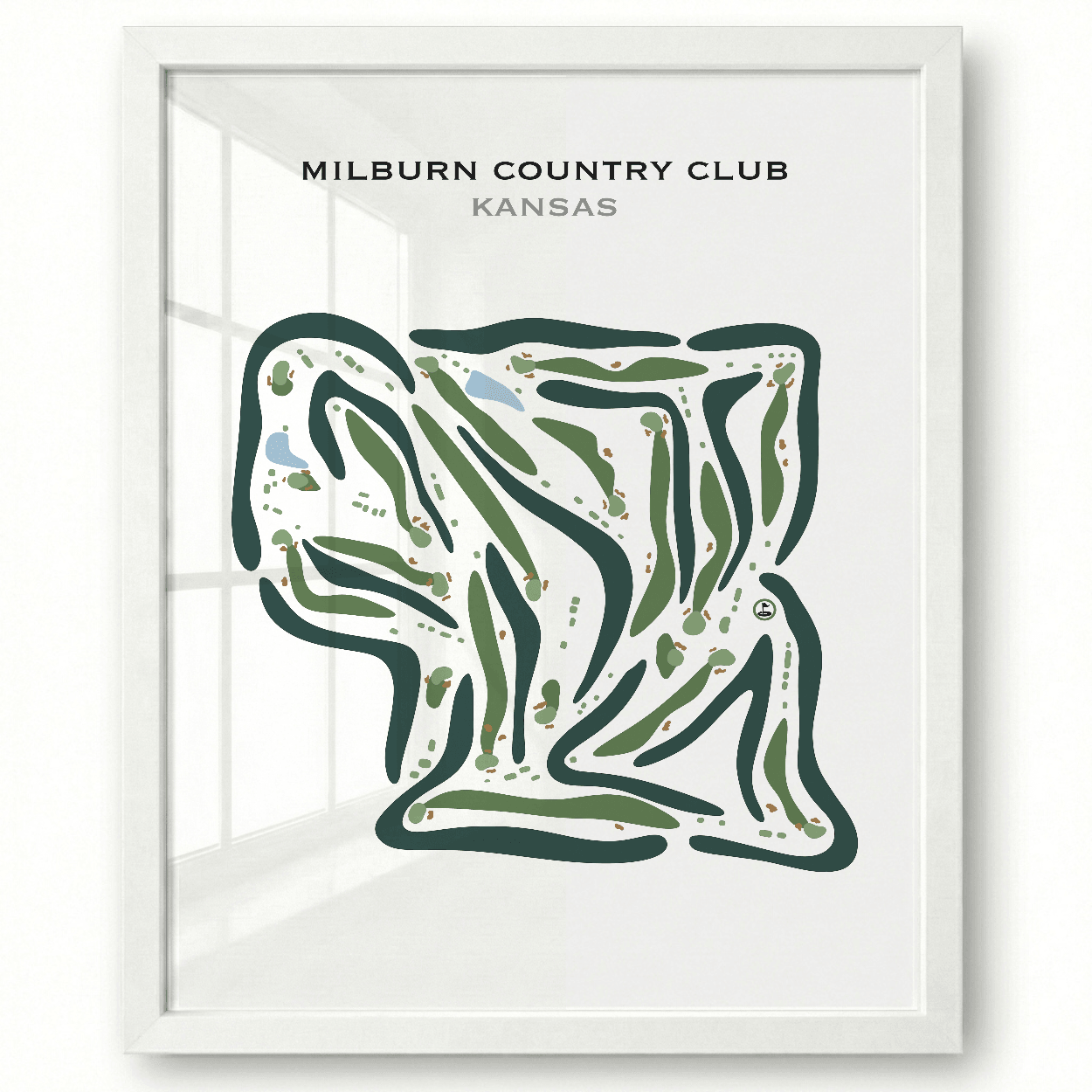 Milburn Country Club, Kansas - Printed Golf Courses