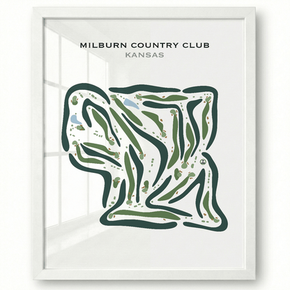 Milburn Country Club, Kansas - Printed Golf Courses