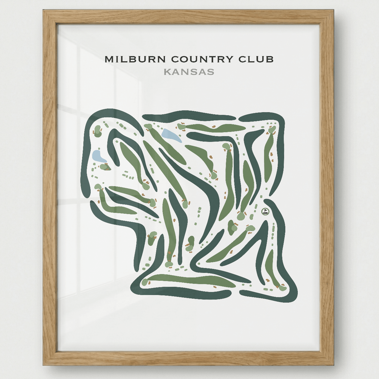 Milburn Country Club, Kansas - Printed Golf Courses