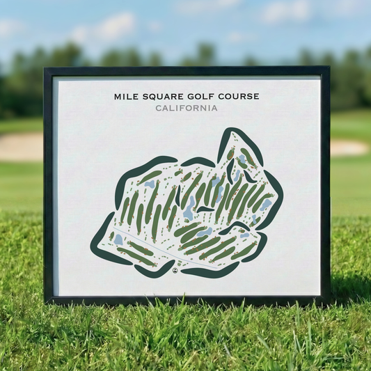 Mile Square Golf Course, Fountain Valley, California - Printed Golf Courses