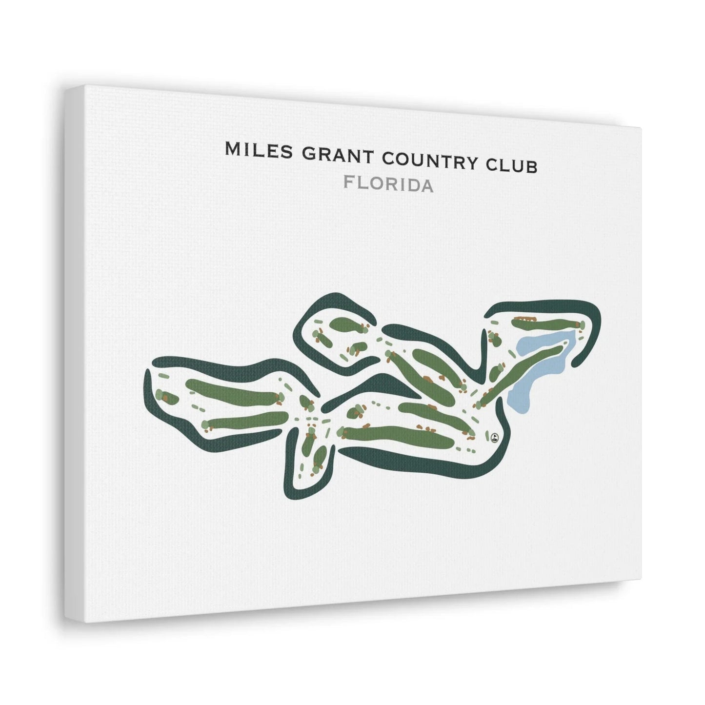 Miles Grant Country Club, Florida - Printed Golf Courses