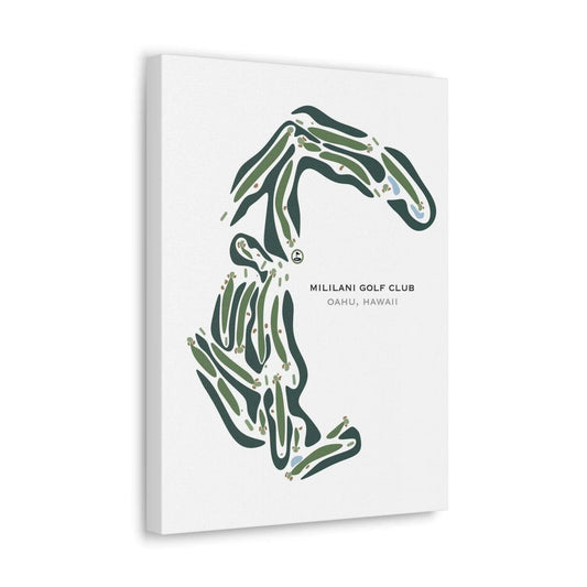 Mililani Golf Club, Oahu, Hawaii - Printed Golf Courses