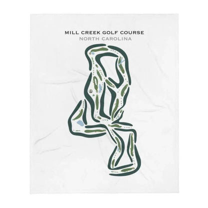 Mill Creek Golf Course, North Carolina - Printed Golf Courses