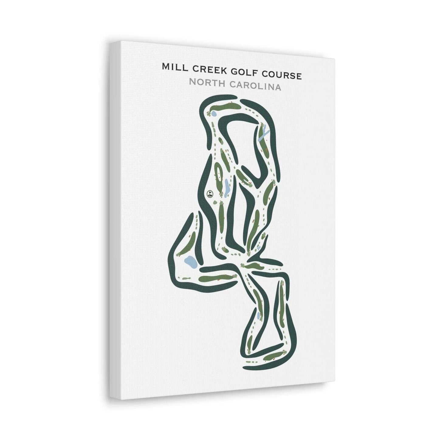 Mill Creek Golf Course, North Carolina - Printed Golf Courses
