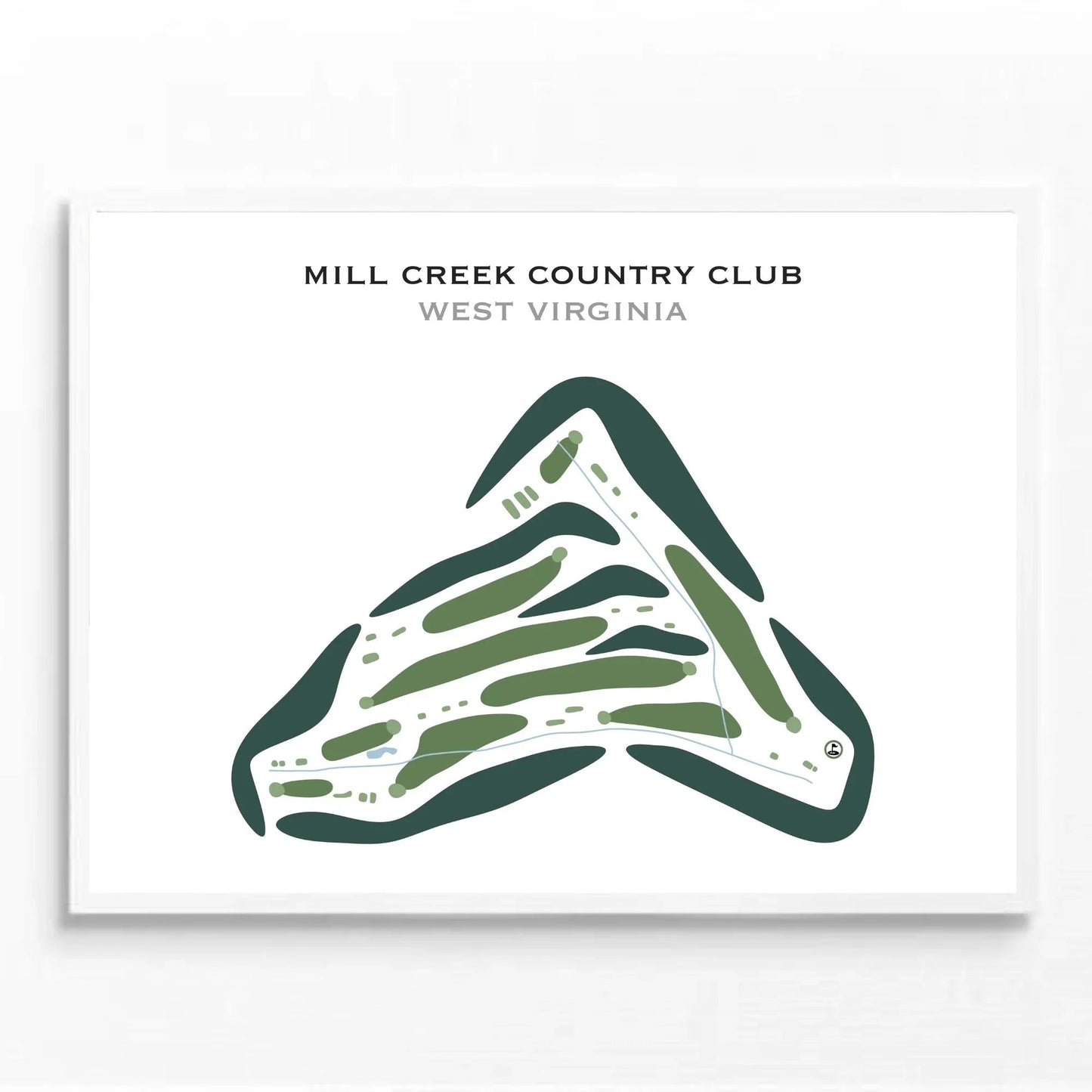 Mill Creek Country Club, West Virginia - Printed Golf Courses
