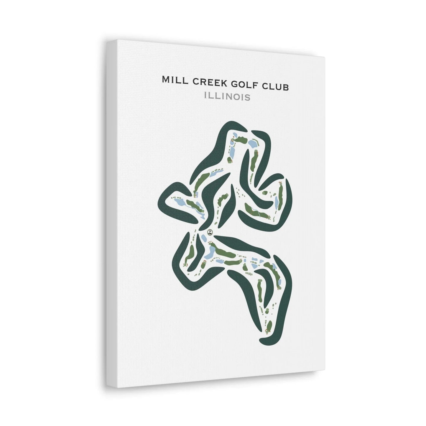 Mill Creek Golf Club, Illinois - Printed Golf Courses