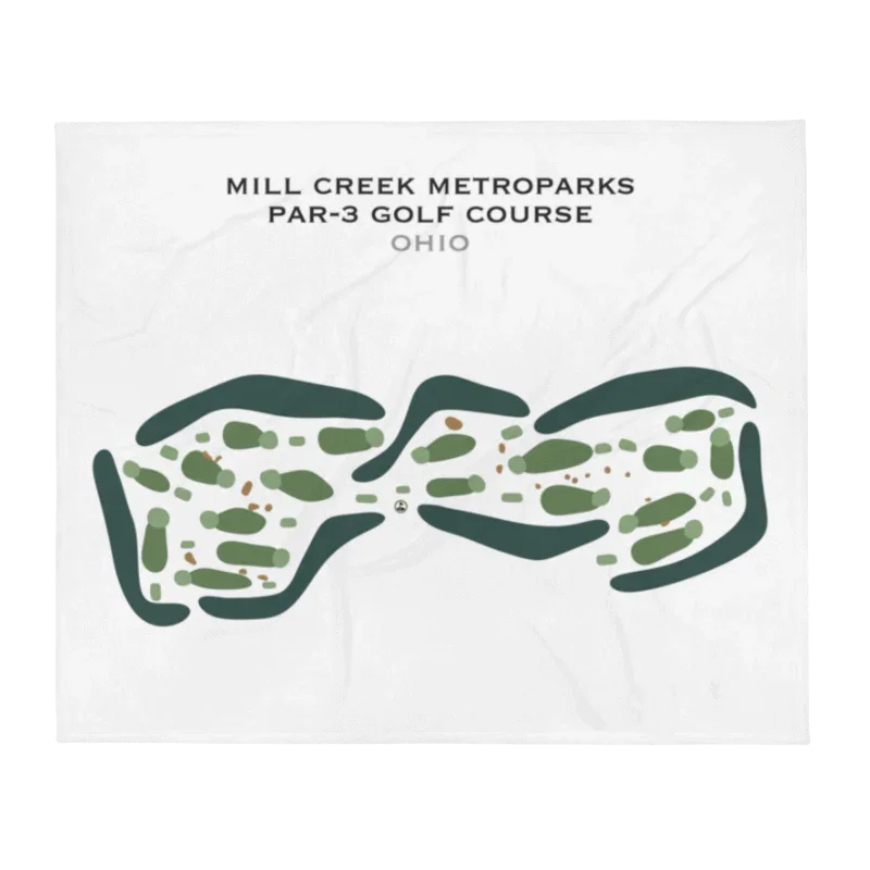 Mill Creek Metroparks Par-3 Golf Course, Ohio - Printed Golf Courses