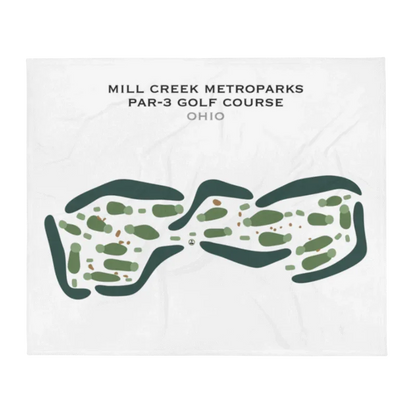 Mill Creek Metroparks Par-3 Golf Course, Ohio - Printed Golf Courses