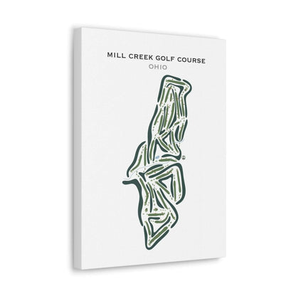 Mill Creek Golf Course, Ohio - Printed Golf Courses
