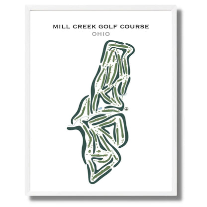 Mill Creek Golf Course, Ohio - Printed Golf Courses