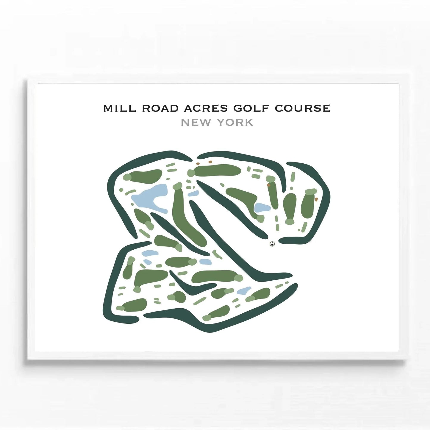 Mill Road Acres Golf Course, New York - Printed Golf Courses