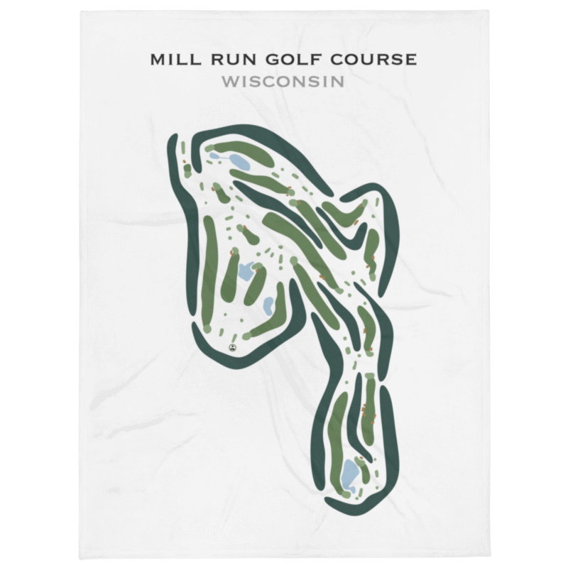 Mill Run Golf Course, Wisconsin - Printed Golf Courses