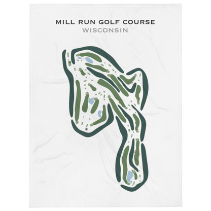 Mill Run Golf Course, Wisconsin - Printed Golf Courses