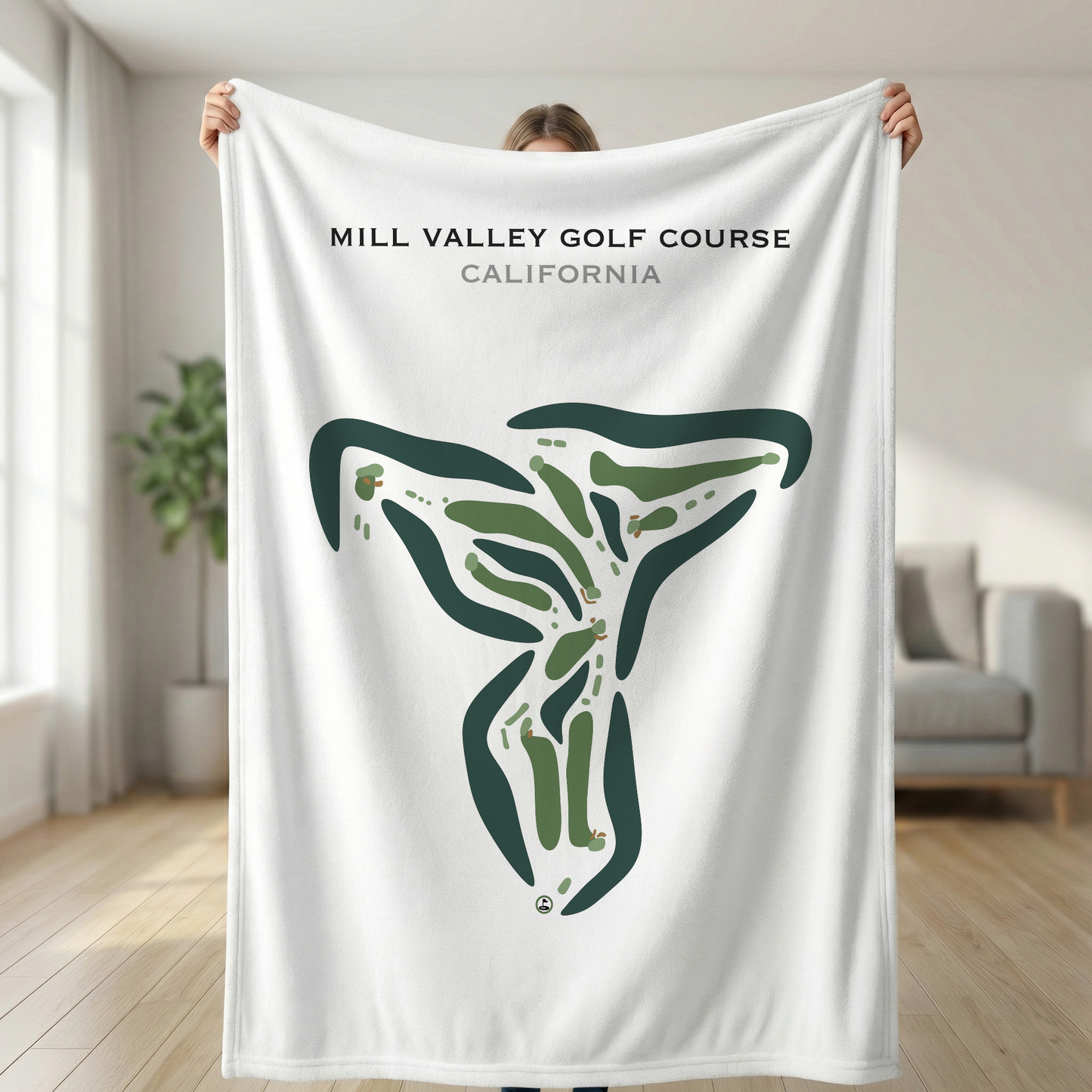Mill Valley Golf Course, California - Printed Golf Courses