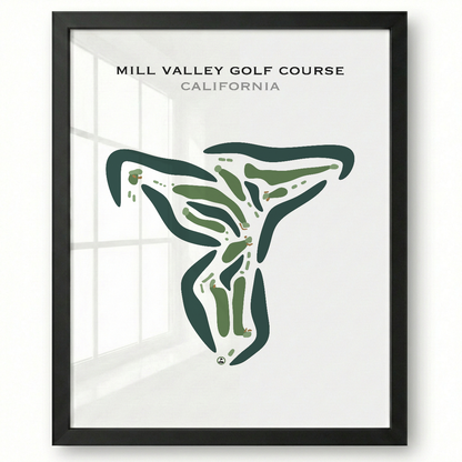 Mill Valley Golf Course, California - Printed Golf Courses