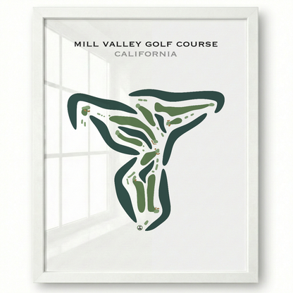 Mill Valley Golf Course, California - Printed Golf Courses
