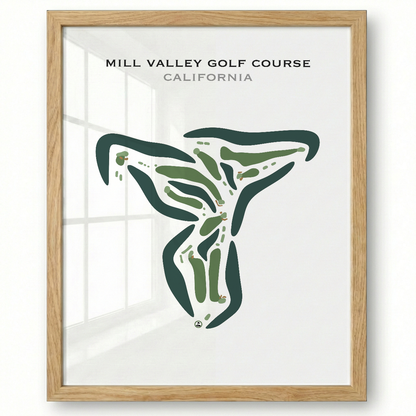 Mill Valley Golf Course, California - Printed Golf Courses