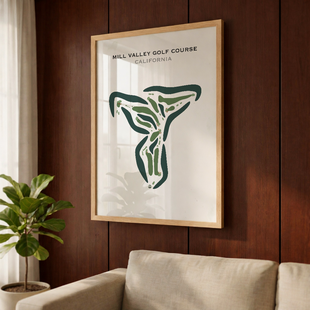 Mill Valley Golf Course, California - Printed Golf Courses