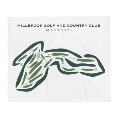 Millbrook Golf & Country Club, Mississippi - Printed Golf Courses